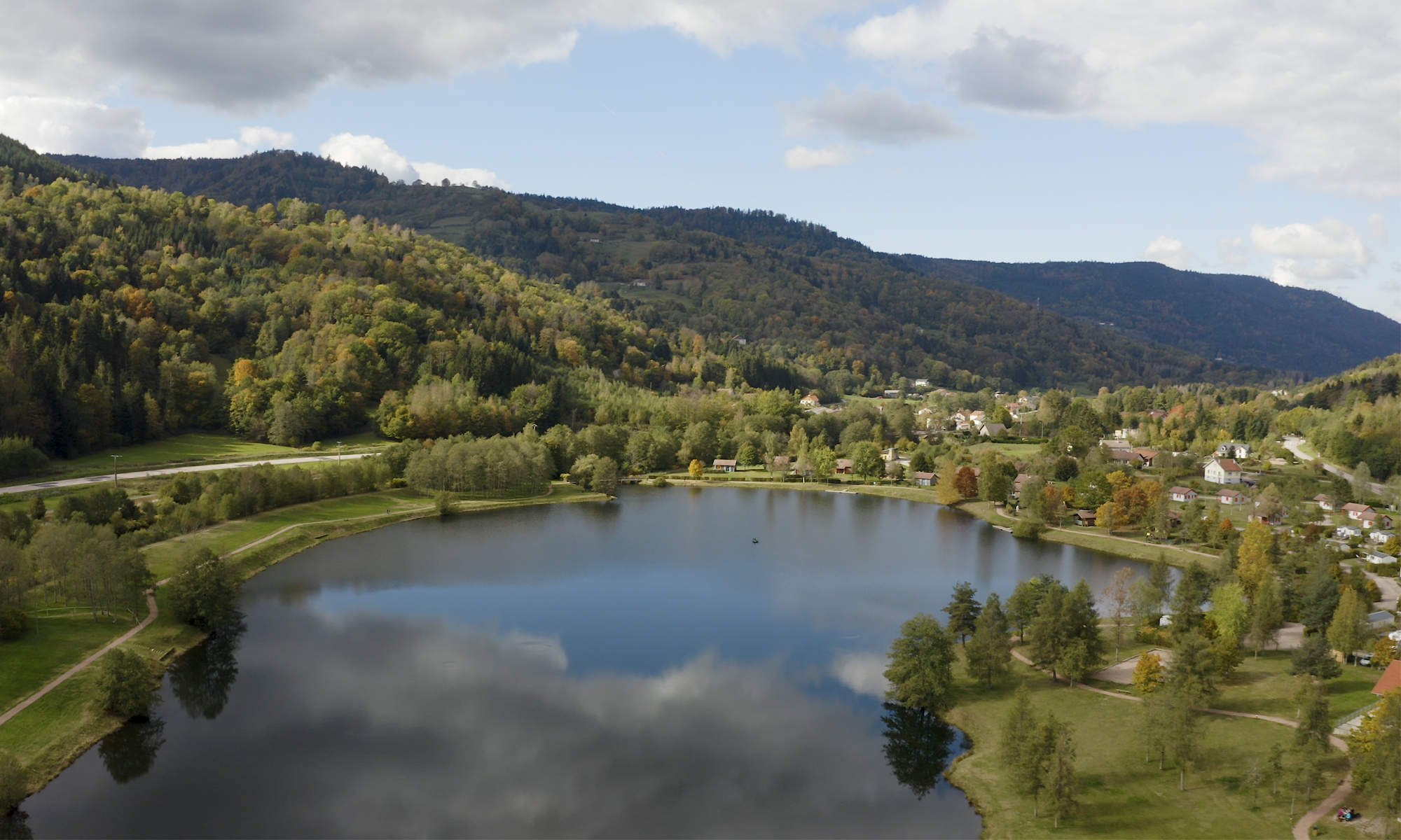 Cartes d’ac­cès au Lac de la Moselotte