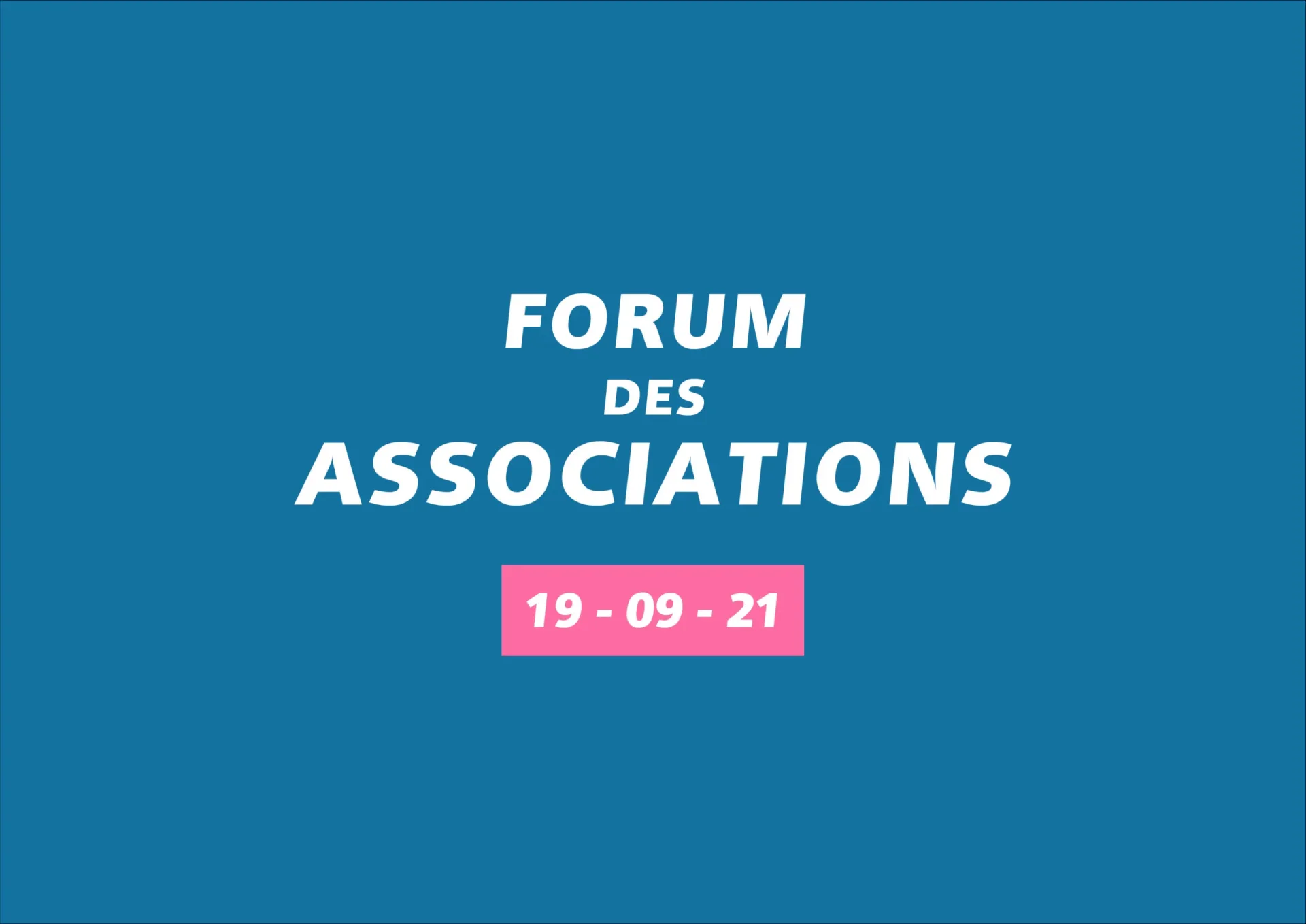Inscriptions au Forum des Associations