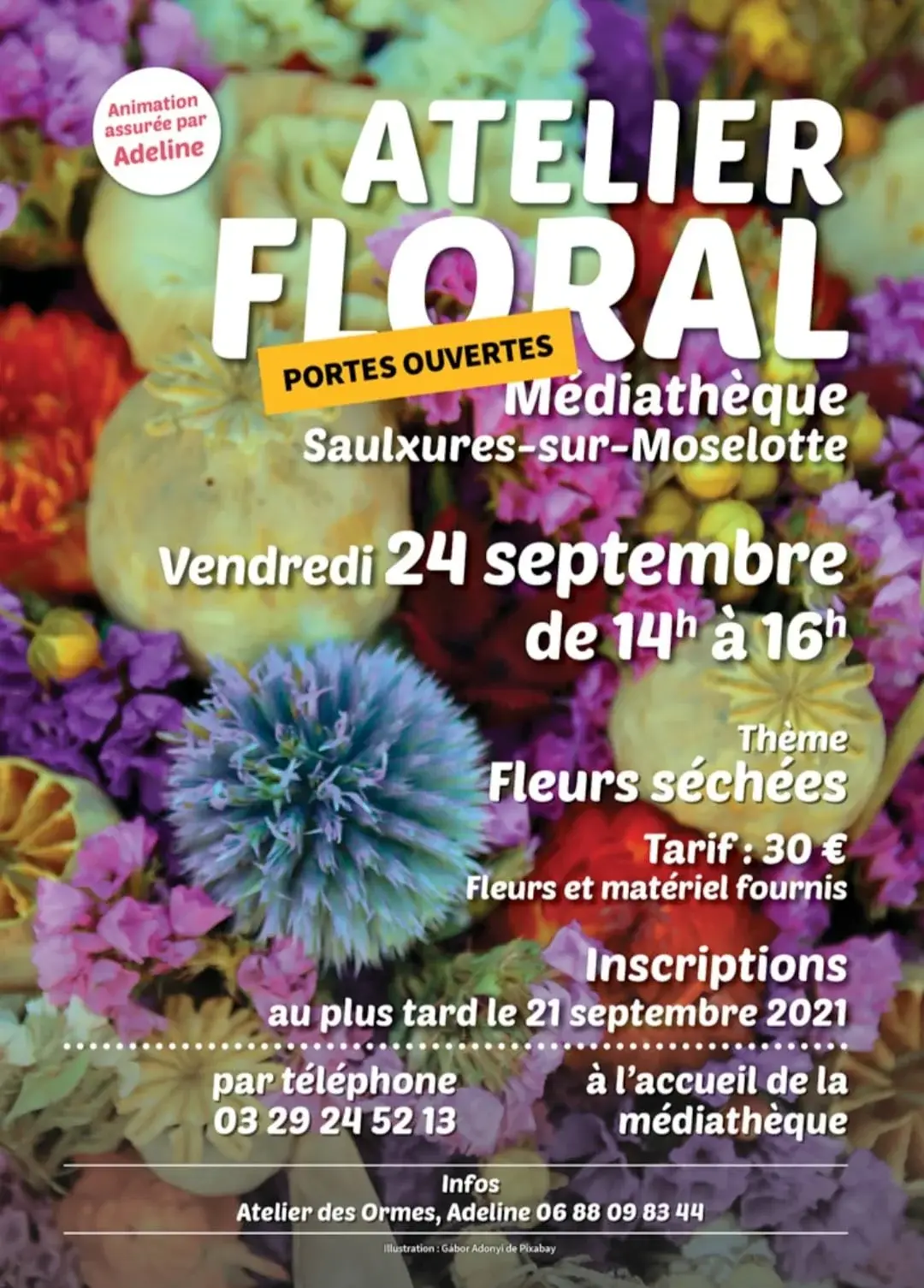Atelier Floral le 24 septembre