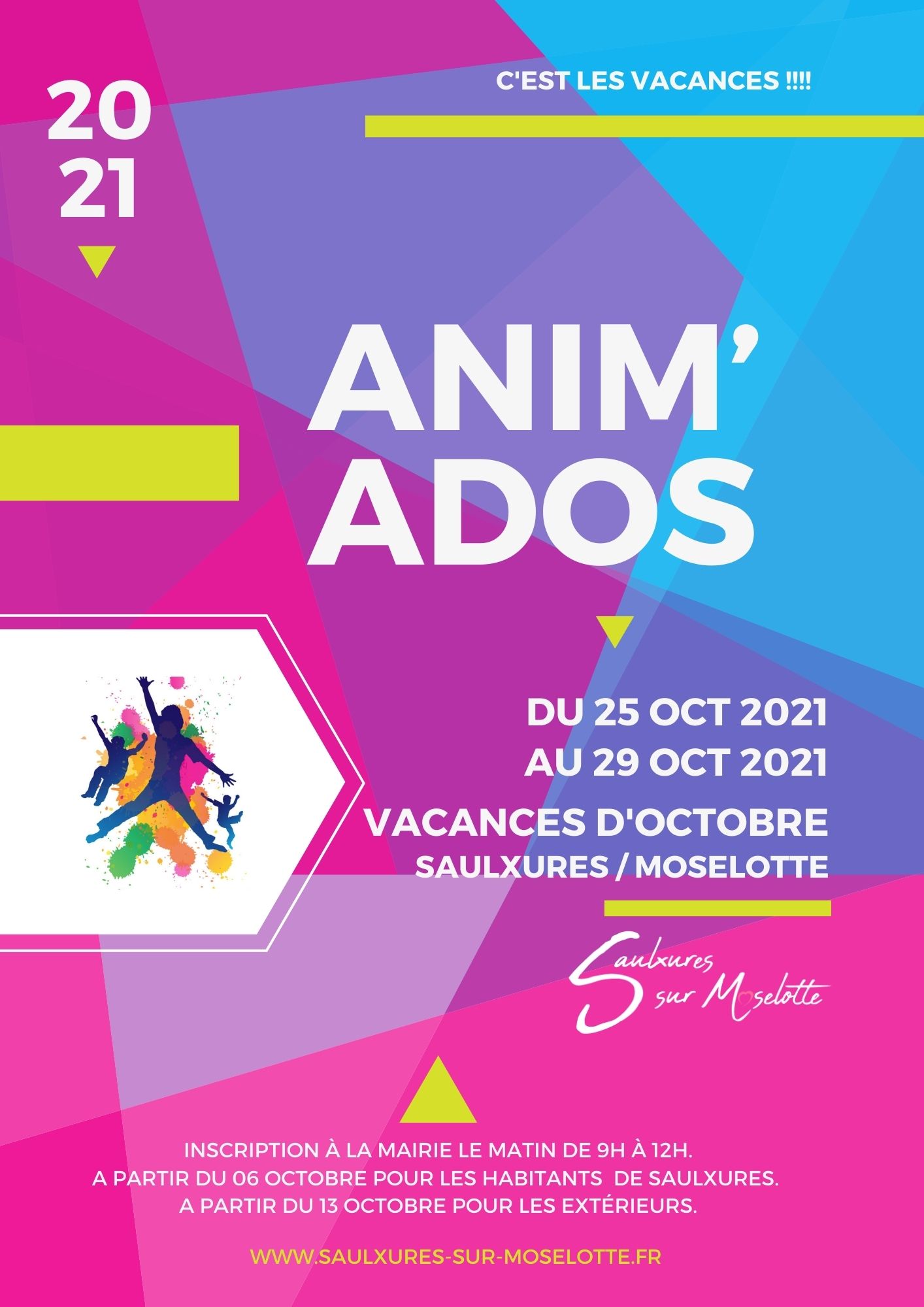 Anim’A­dos Vacances d’oc­tobre 2021