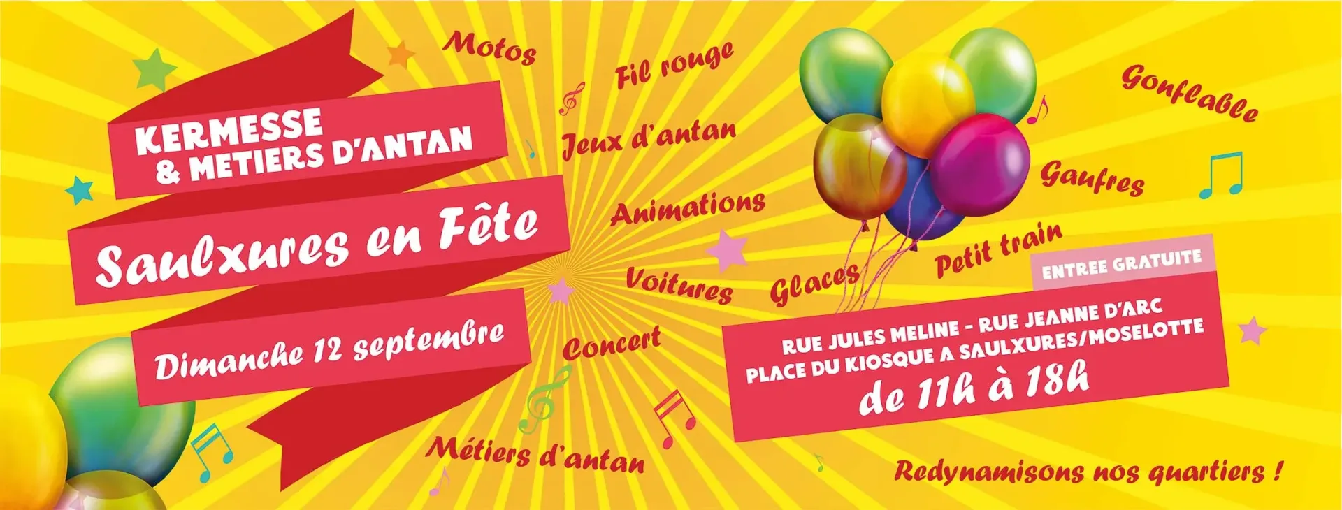 KERMESSE ET MÉTIERS D’ANTAN LE 12 SEPTEMBRE 2021