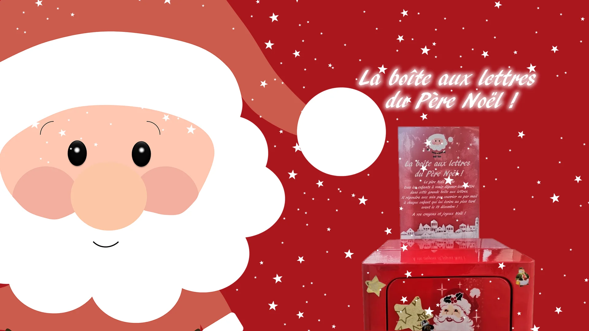 La boîte aux lettres du Père Noël s’installe devant l&rsquo;école !