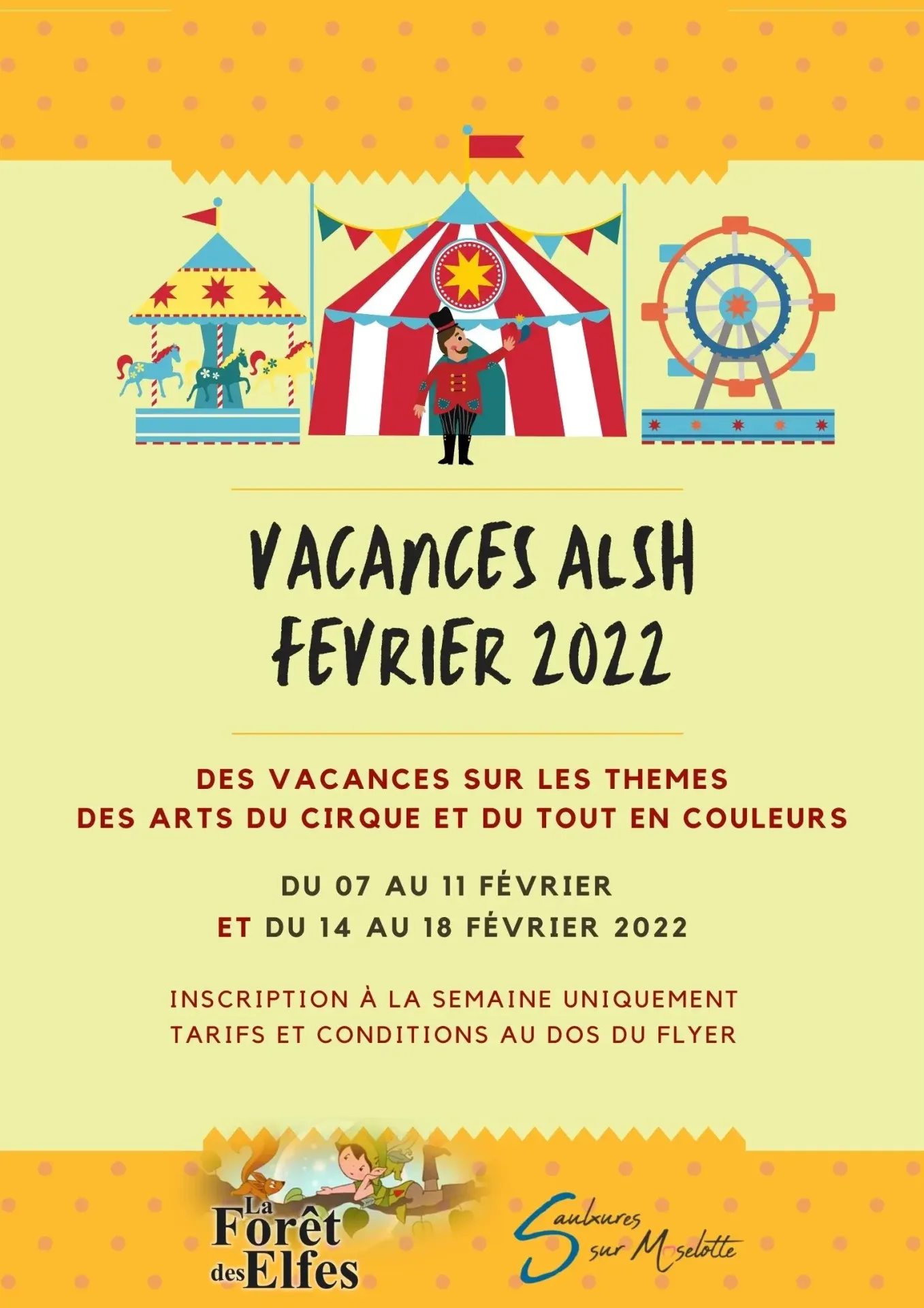 Programme ALSH – Vacances février 2022