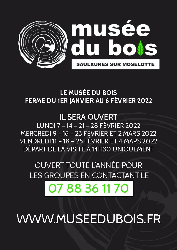 Musée du Bois – horaires et dates d&rsquo;ouvertures