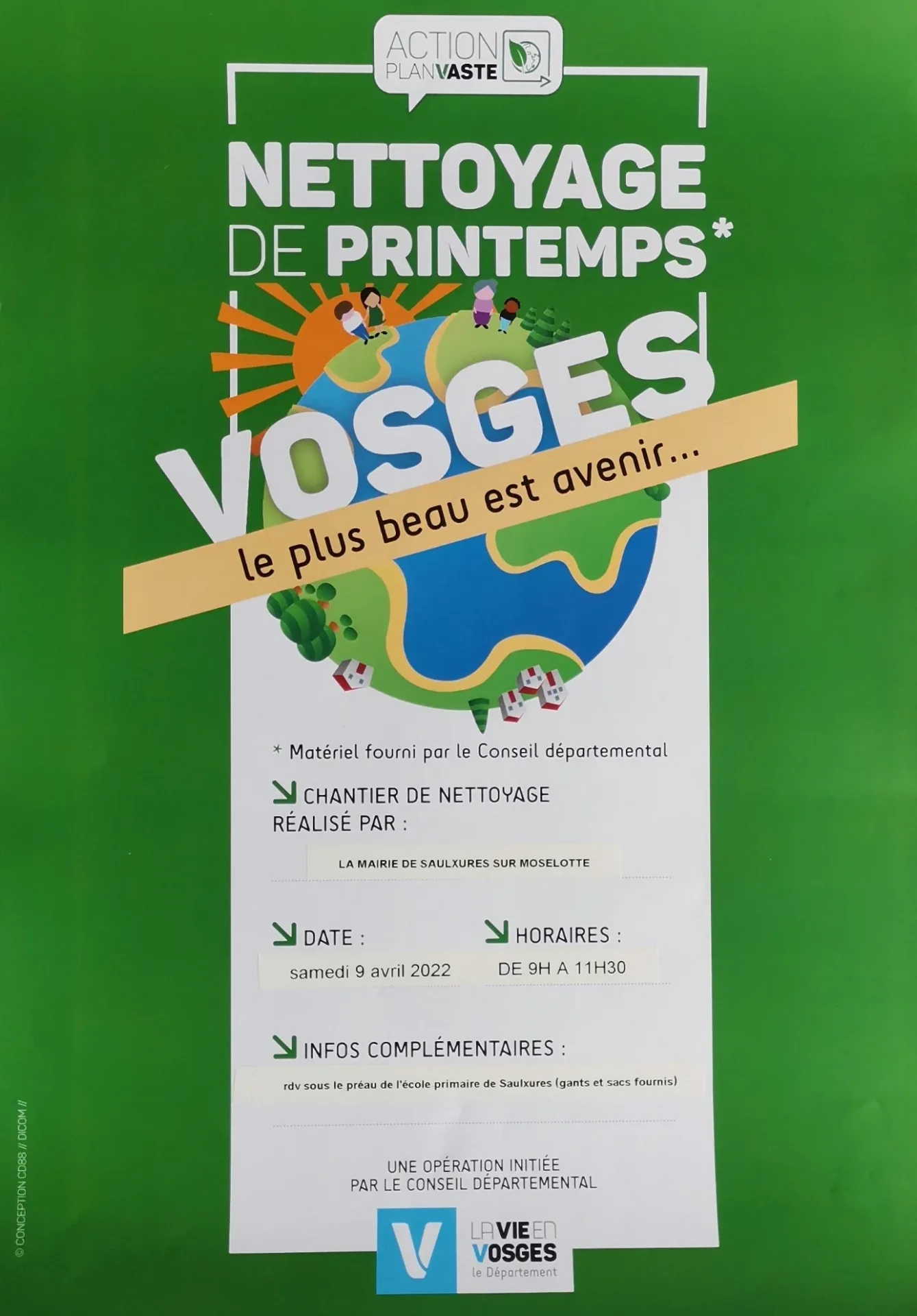 Nettoyage de printemps 2022