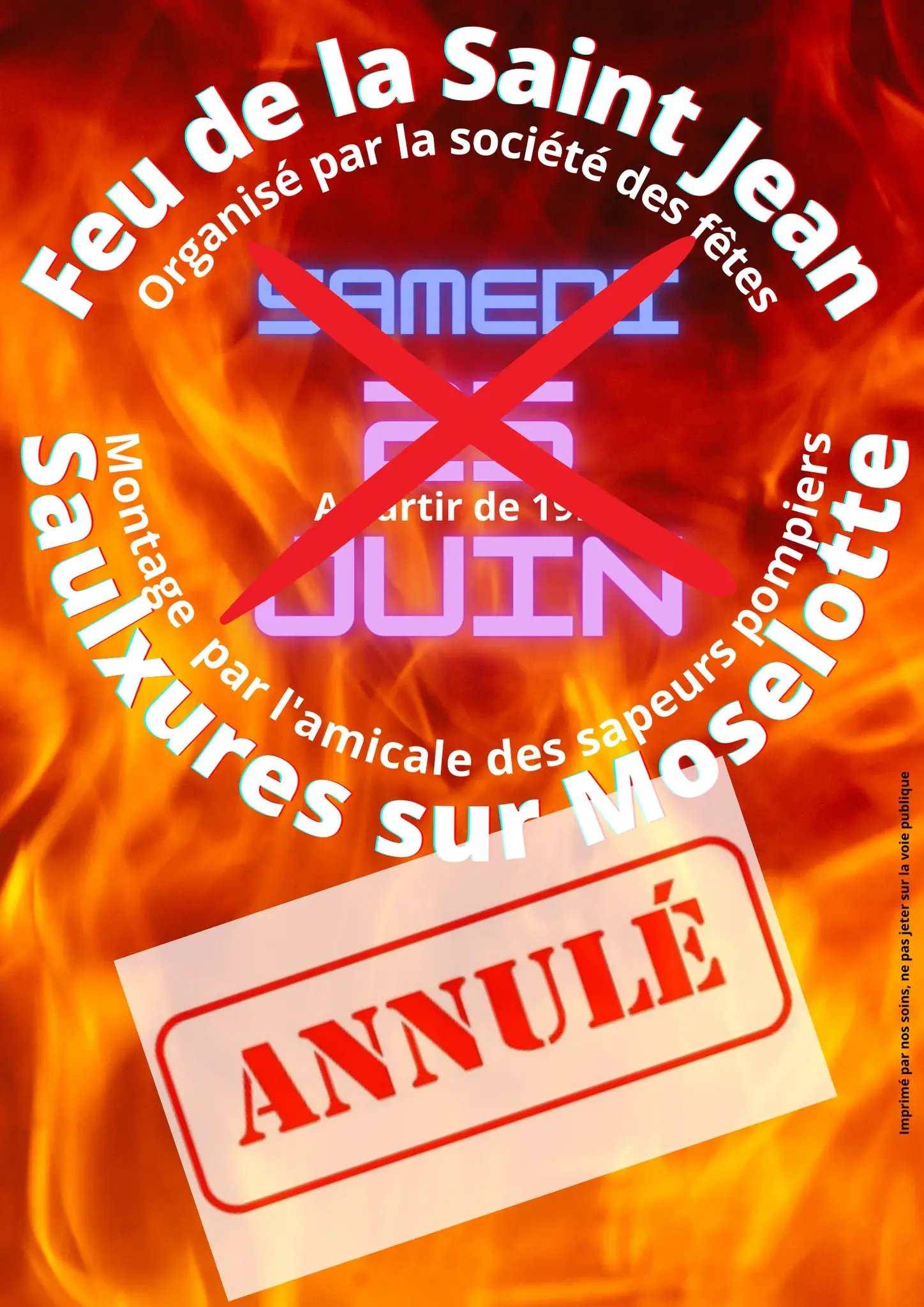 Feu de la Saint-Jean reporté