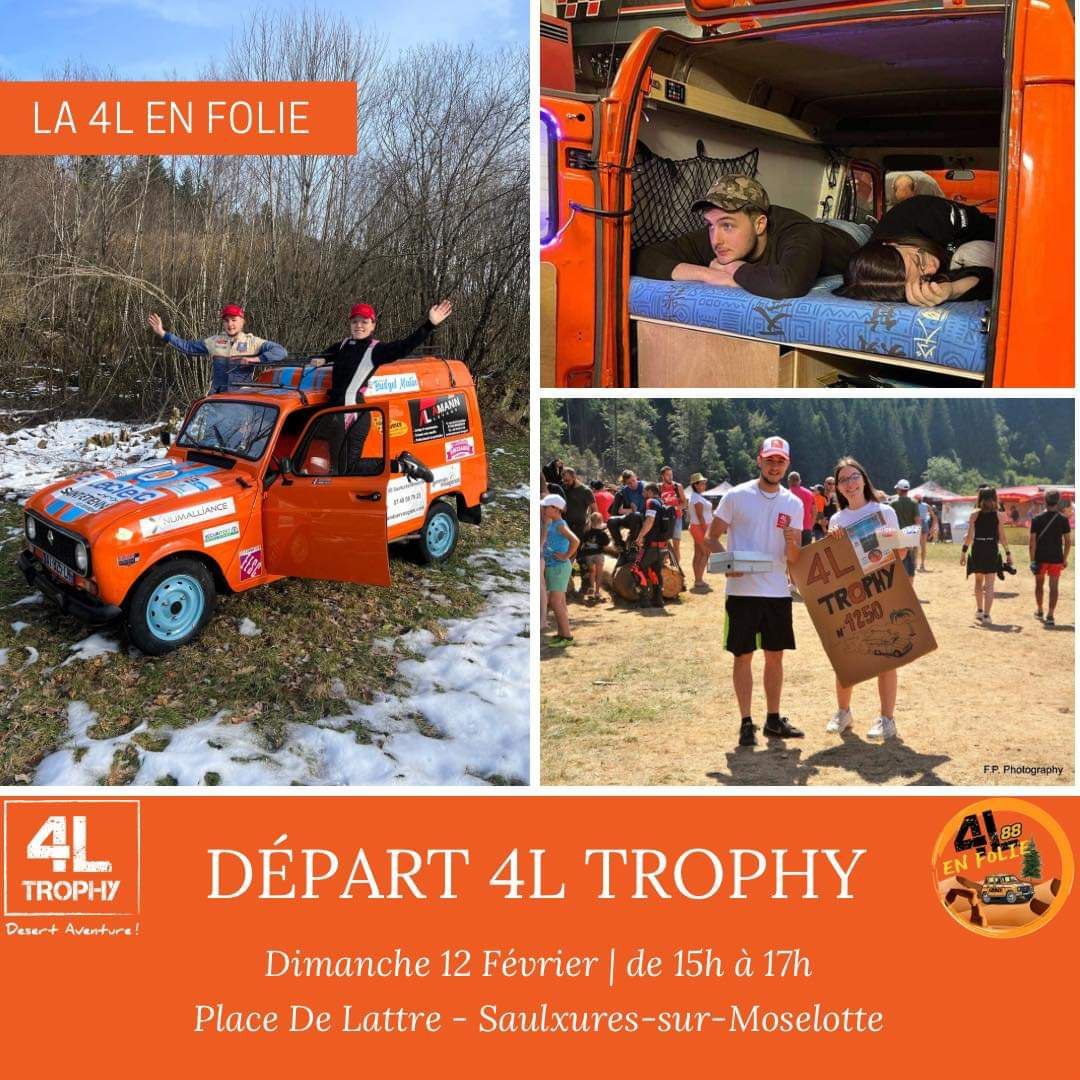 Départ pour le 4L Trophy !