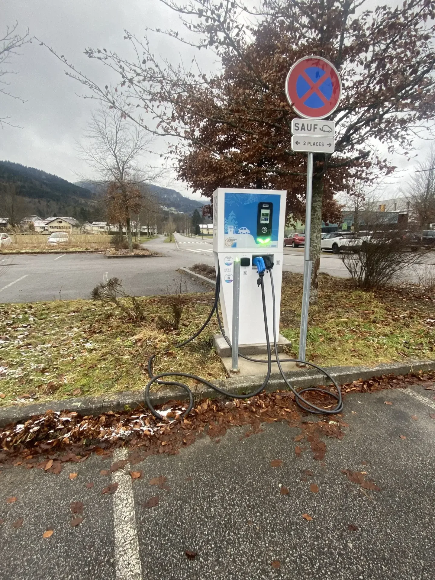 Borne de recharge pour véhicules électriques