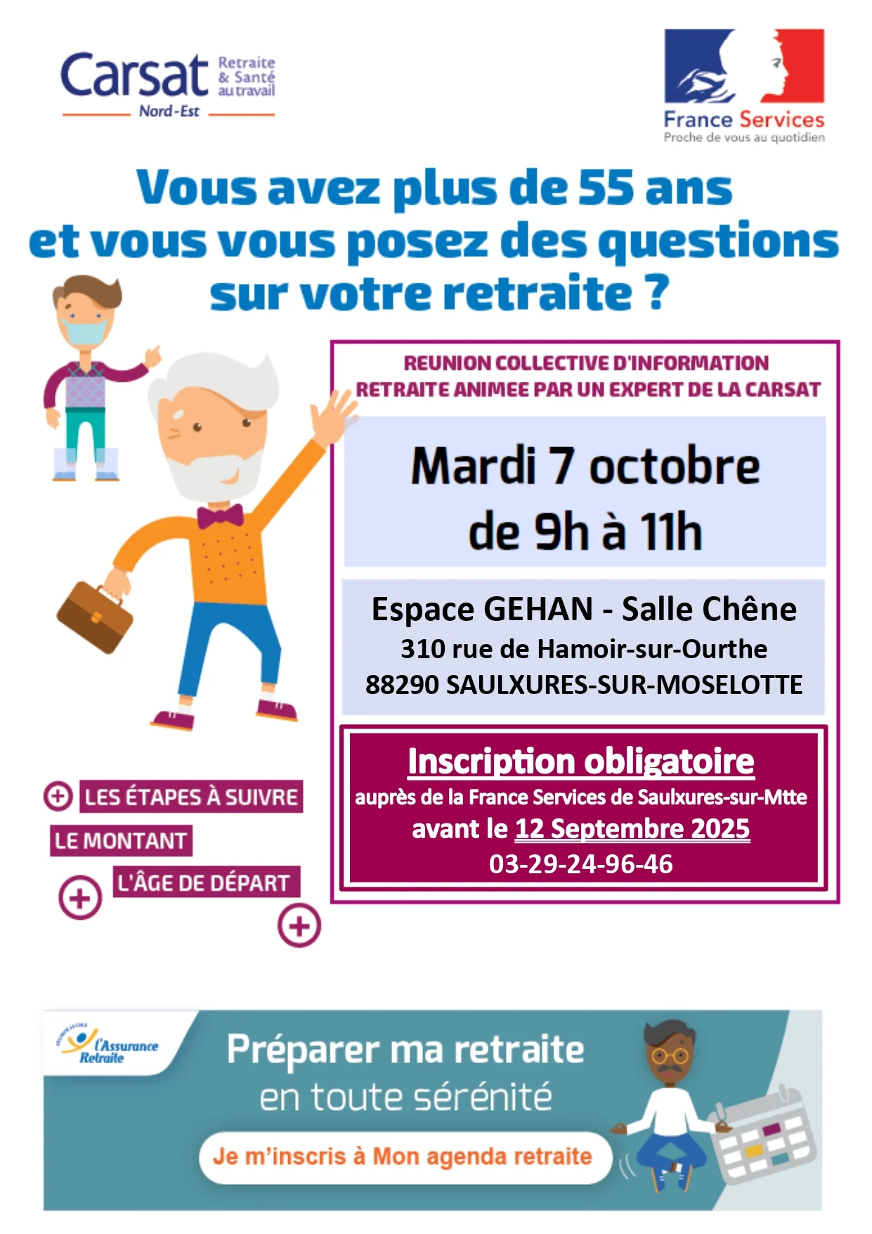 Réunion publique d&rsquo;information CARSAT