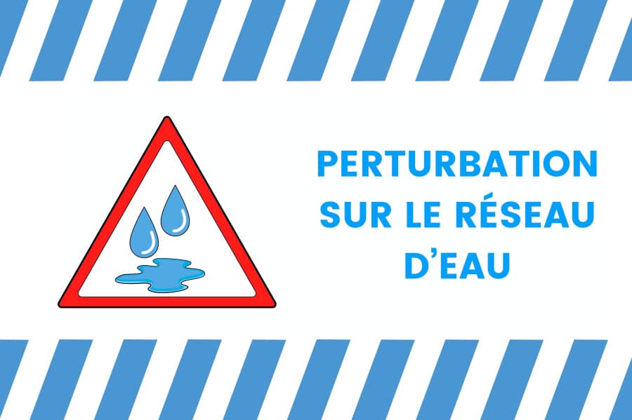 Cou­pure d’eau pour travaux